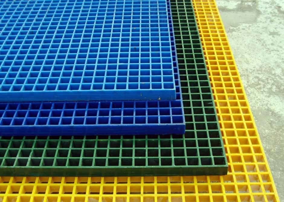 La fibre de verre d'ASTM a renforcé la résistance à la corrosion en plastique de râper de passage couvert des grilles FRP