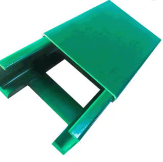 Type solide vert câble Tray Non Combustible High Flexibility d'échelle de FRP