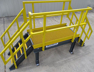 Système de balustrade de la largeur FRP de la résistance aux intempéries 36cm pour utiliser pleinement votre espace