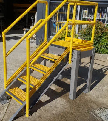 Système de balustrade de la largeur FRP de la résistance aux intempéries 36cm pour utiliser pleinement votre espace