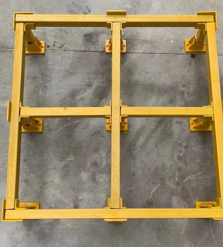 Tubes pultrées personnalisées pour la structure pour la construction de bâtiments ou projets routiers et étagère de marchandises
