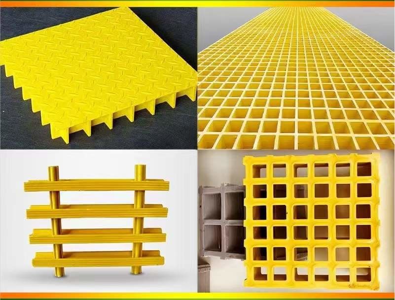 La grille FRP personnalisée varie en taille pour la passerelle ou la plate-forme pour vous satisfaire